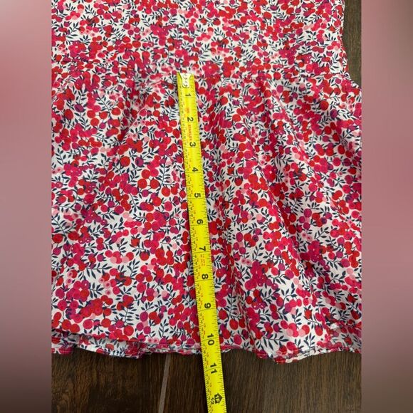 J Crew x Liberty of London Wiltshire Fit & Flare Midi Dress, Floral Berry, Sz 8T - Picture 12 of 17
